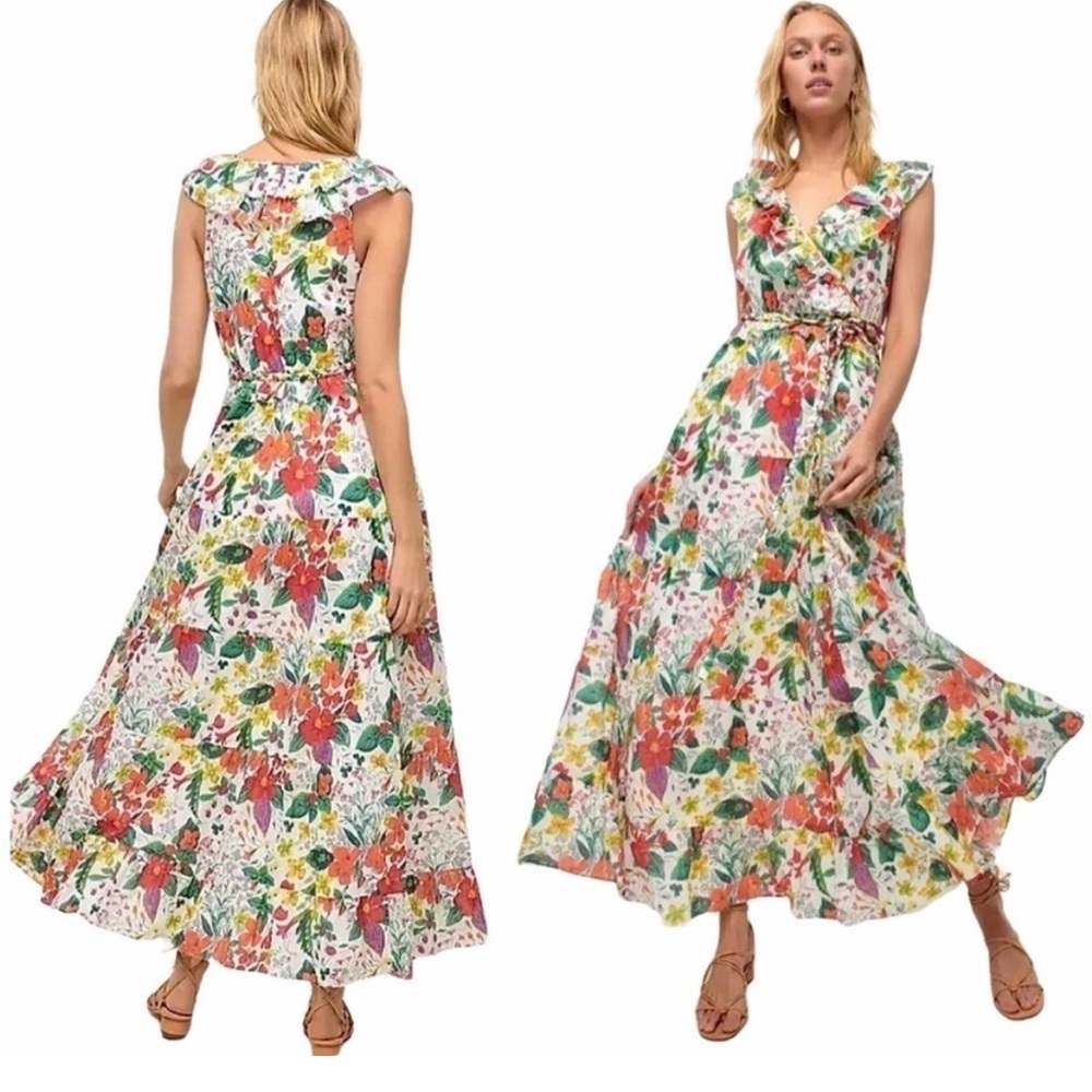 J.Crew Ratti Floral Maxi Dress